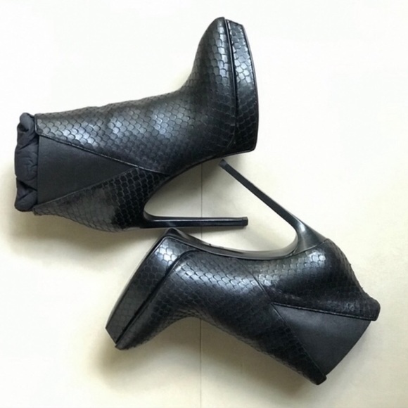 Host Pick! Saint Laurent Black Booties - Picture 1 of 12
